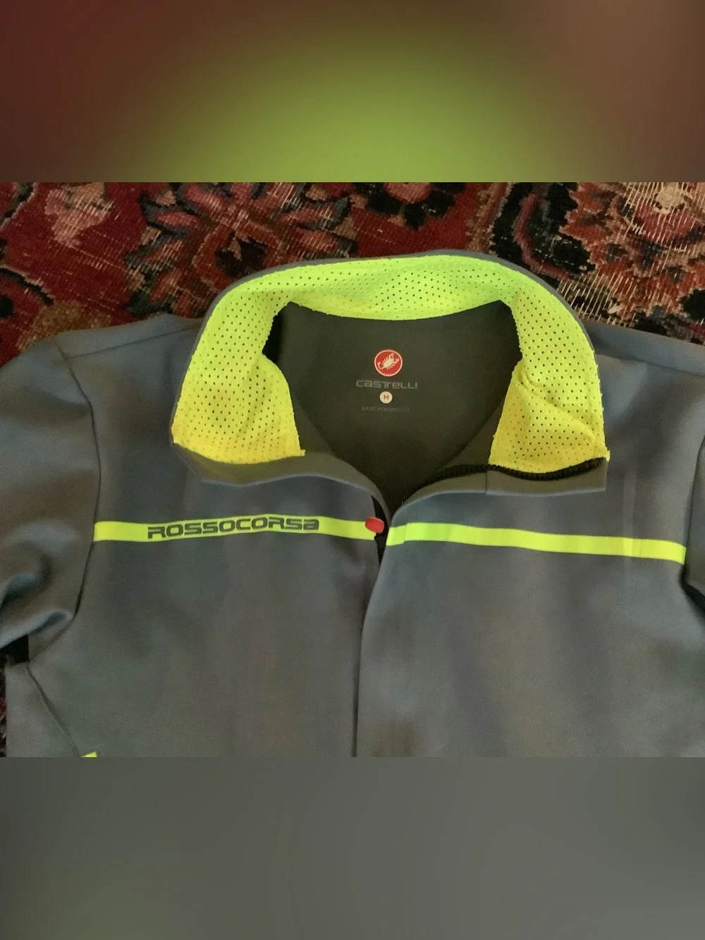 Castelli Perfetto Rossco Corsa Windstopper Cycling Jacket - Men’s Sz Med - NWOT